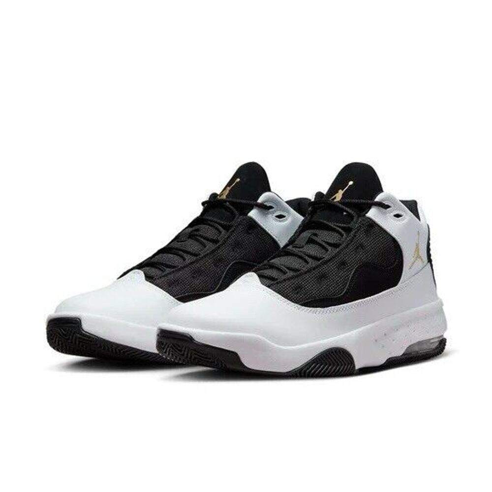 NEW Nike Air Jordan Max Aura 2 White Black Gold CK6636-107 Men’s Size Multi